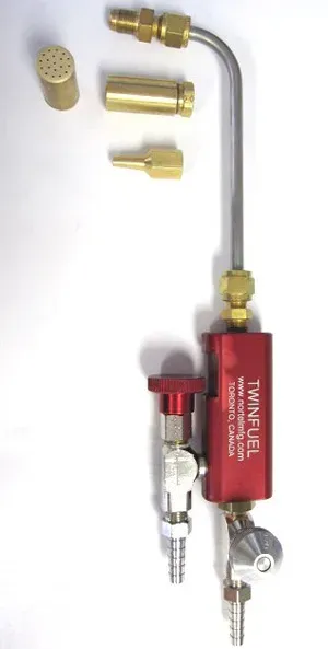 Nortel Twin Fuel Handtorch glass torch